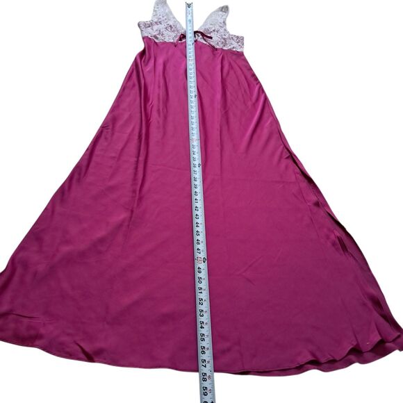 NWT Intimately Free People Dress Women's Medium Pink Berry Countryside Maxi Slip - Picture 11 of 11